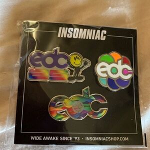EDC PINS - BRAND NEW in package. SOLD OUT SO IT IS NOW COLLECTABLE